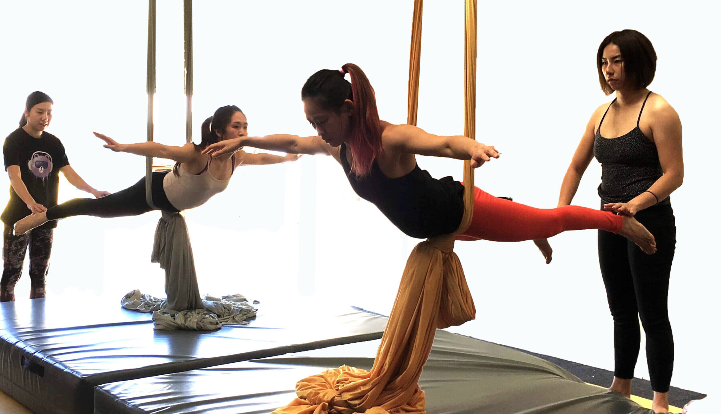 Aerial Yoga With Alison | Ready to HANG UP SIDE DOWN ? ... Joya Instructor  @Alison Cardenas De-Mystifies Aerial Yoga and takes us through what it's  like with a few Postures on
